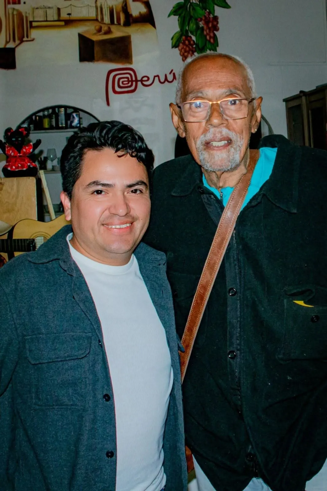 Jonathan Cachay junto a Ángel Lebrón